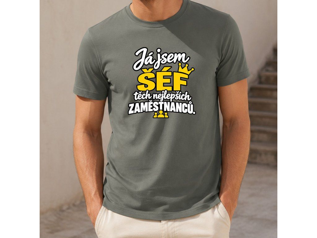 Vtipné tričko jako dárek pro šéfa od zaměstnanců