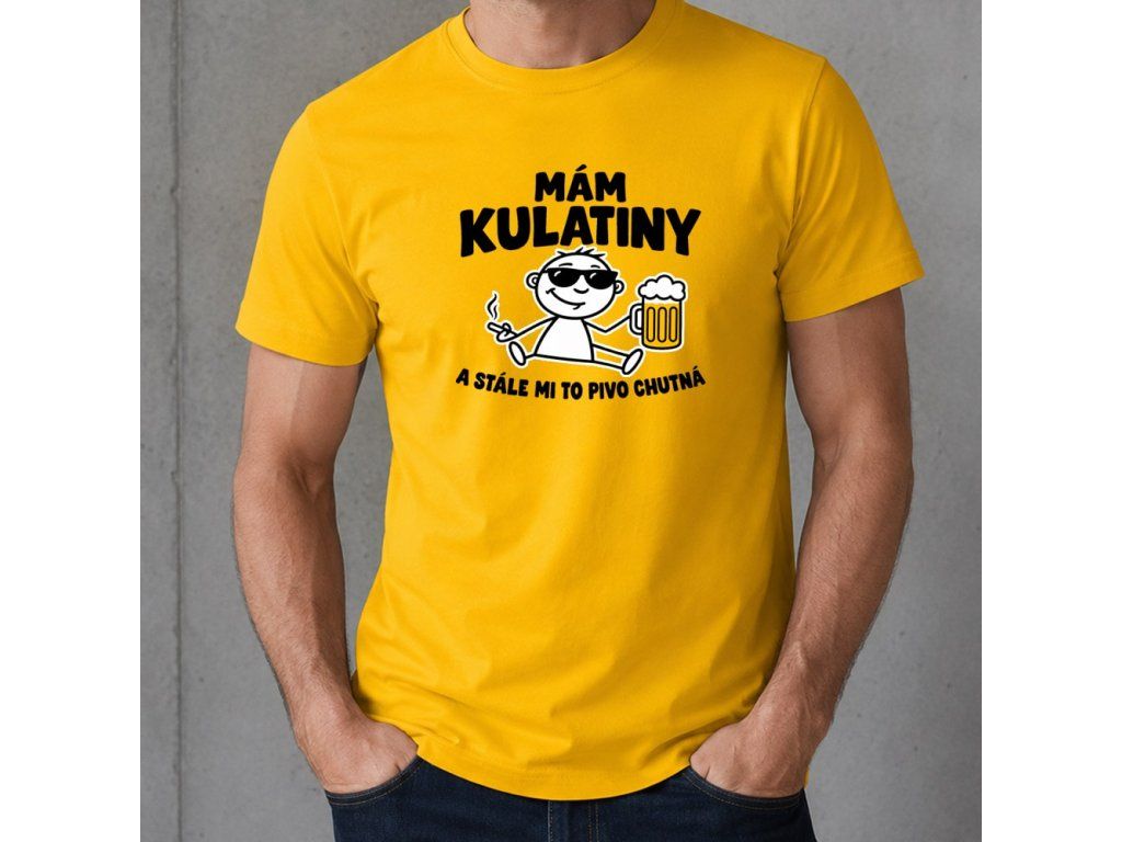 Detail motivu Mám kulatiny a stále mi to pivo chutná