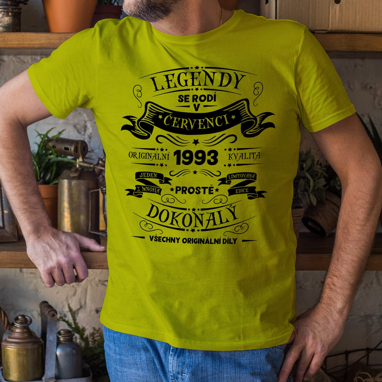 Limetková tričko Legendy