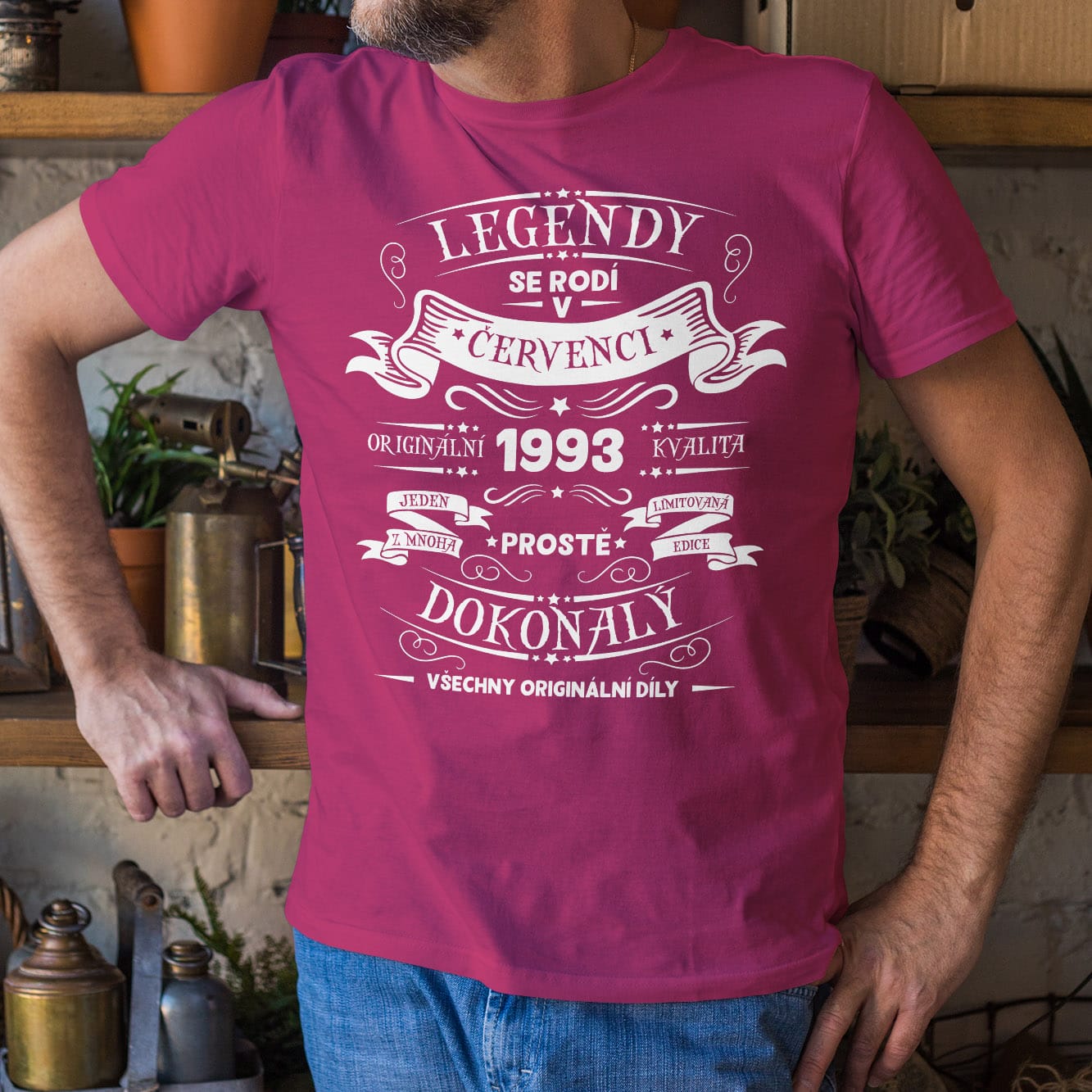 Purpurová tričko Legendy