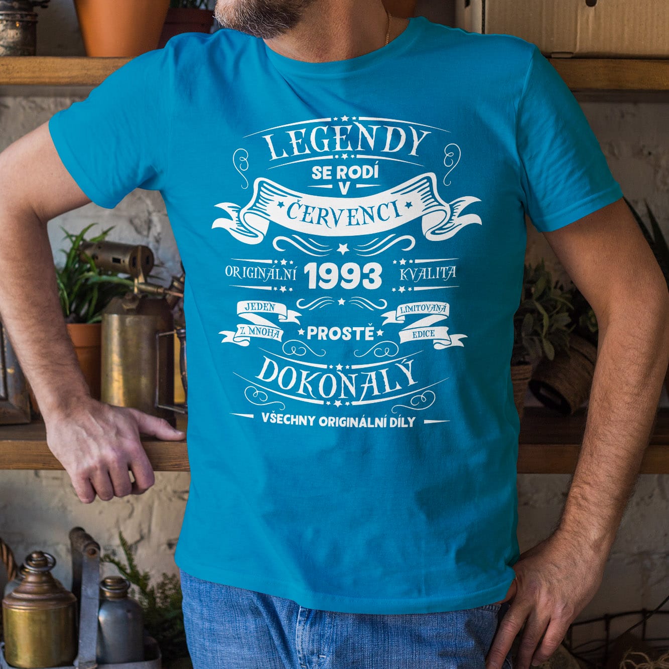 Tyrkysová tričko Legendy
