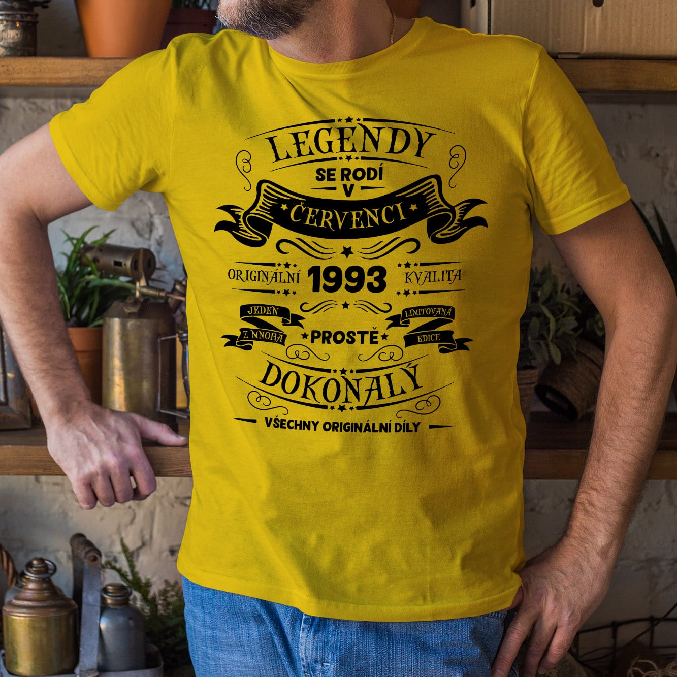 Žlutá tričko Legendy