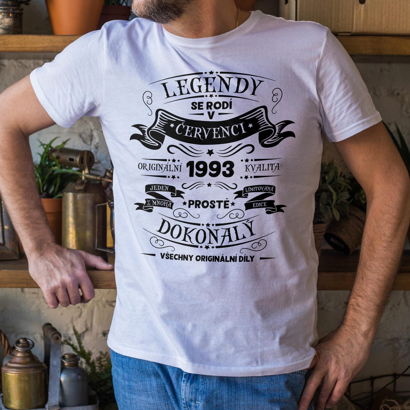 Bílá tričko Legendy